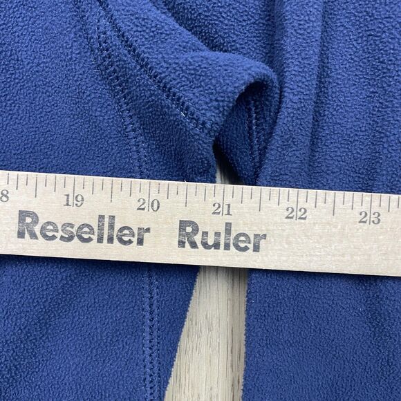 Nike Jacket Mens Medium Blue Therma-Fit Fleece Full Zip Back Zip Pockets Gym - Picture 9 of 11